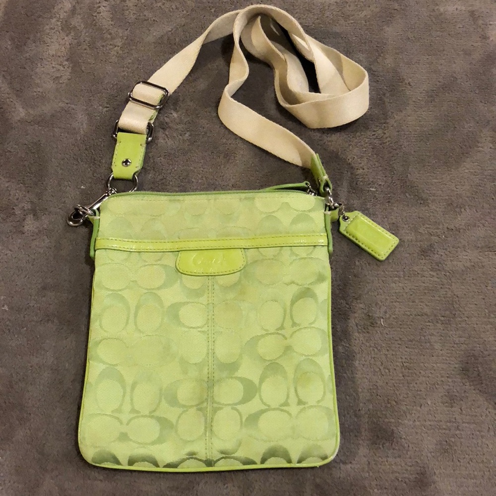 Over the shoulder coach purse